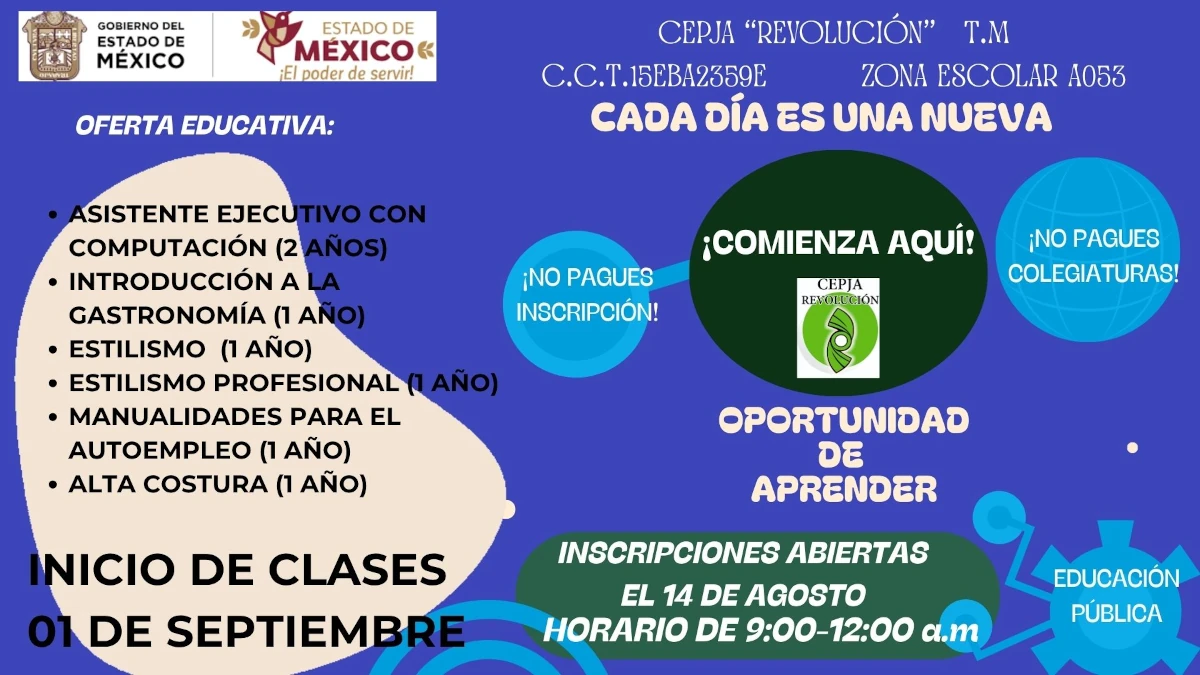 CEPJA Revolución Turno Matutino